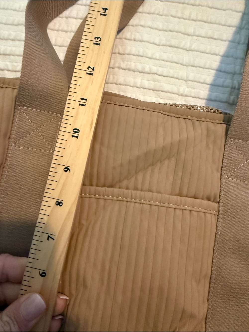 Lambwolf Collective City Carrier Quilted Pet Bag in Tan NWT 1072 - Picture 4 of 11